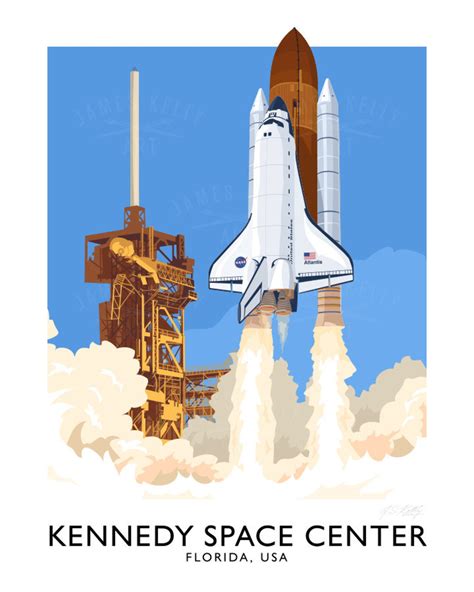 Space Shuttle Kennedy Space Center Florida USA NASA - Etsy