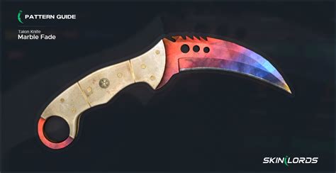 Talon Knife Marble Fade | Fire and Ice Pattern Seeds - SkinLords