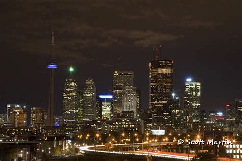 Toronto Night Skyline – Nuit Blanche | Scott Martin Photography