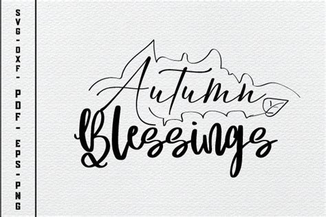 Autumn Blessings Svg Graphic by Design Story · Creative Fabrica