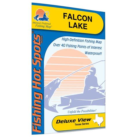 Texas Falcon Lake Fishing Hot Spots Map