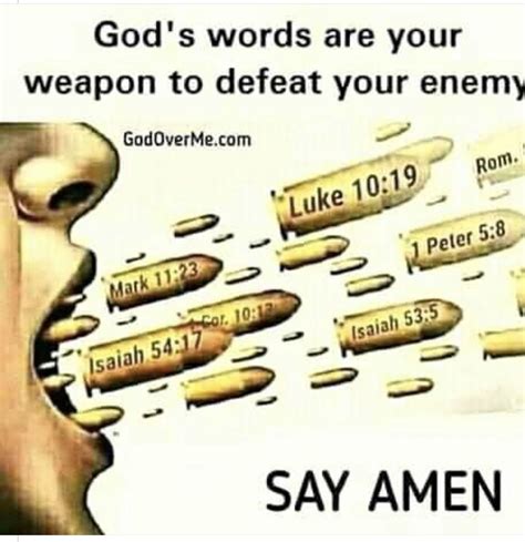 Scripture is your defense | Spiritual warfare prayers, Bible inspiration, Words