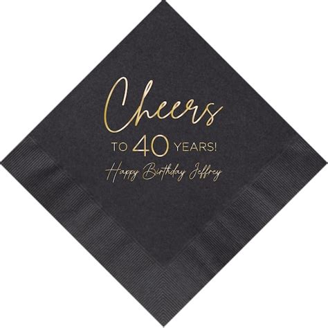 Birthday Napkins - Etsy