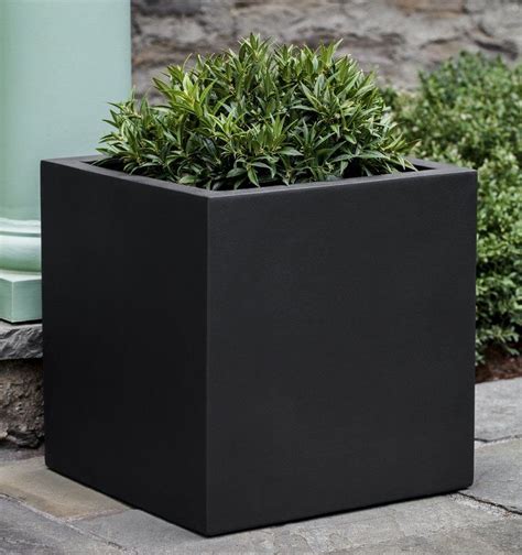 Hsu Square Fiberglass Planter Box | Planter boxes, Planters, Concrete ...