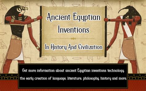 Ancient Egyptian Inventions | Ancient Egypt Technology and Inventions