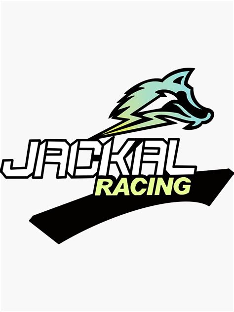 "Jackal Racing" Sticker for Sale by SUBURB4N | Redbubble