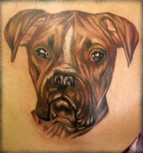 Pin by Bob Lingoes on Tattoos | Dog tattoos, Boxer dog tattoo, Dog tattoo