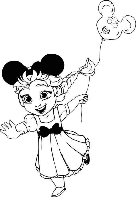 Elsa At Disneyland Coloring Page - Wecoloringpage.com | Elsa coloring pages, Frozen coloring ...