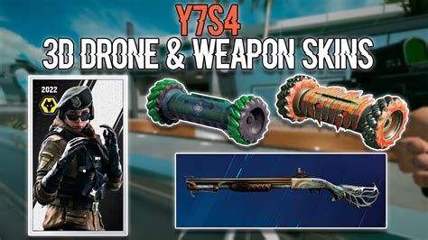 Y7S4 SOLAR RAID R6 Share Skins - 3D Weapon Skins & 3D Drone Skins - Movement Speed +More ...