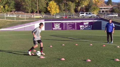 Basic Youth Soccer Drills - Dribbling (5) - YouTube