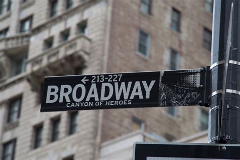 Street Sign Of Broadway Free Stock Photo - Public Domain Pictures