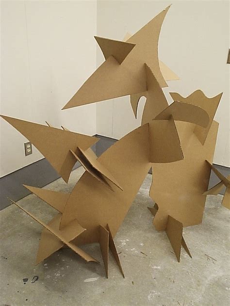 91 best 3D Cardboard art images on Pinterest | Cardboard sculpture, Art projects and Cardboard art