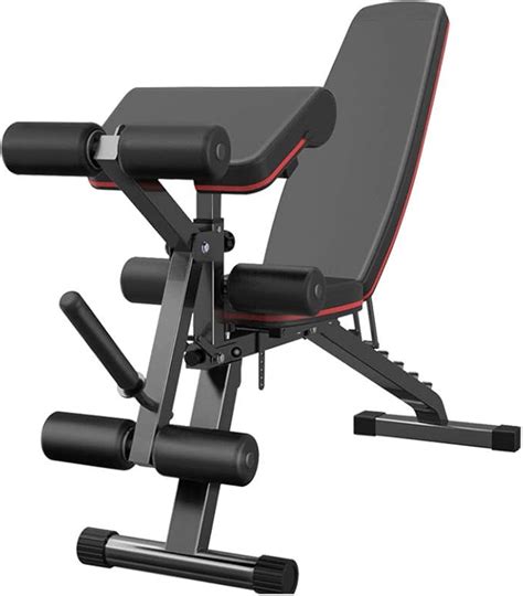 Multi-Purpose Folding Fitness Bench, Adjustable Weight Bench, Incline Flat Decline Dumbbell ...