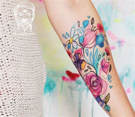 Flowers abstract tattoo by Bumpkin Tattoo | Post 13248 | Abstract ...