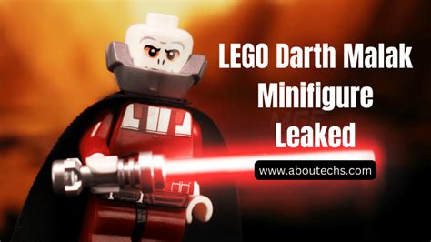 LEGO Darth Malak Minifigure Leaked - AbouTechs