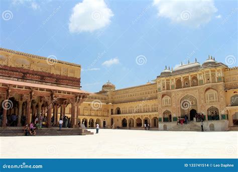 The Architecture of Amer or Amber Fort in Jaipur. One of Six H ...