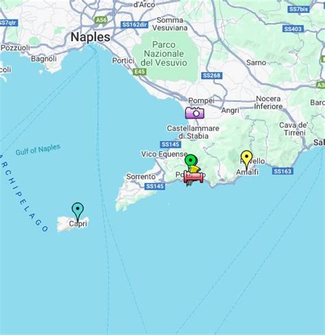 Positano - Google My Maps