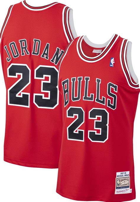 Mitchell & Ness Chicago Bulls Michael Jordan #23 Authentic 1997-98 Red Jersey for Men - Lyst