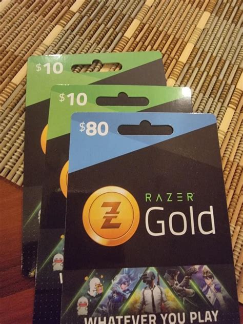 Razer Gold Gift Card, Video Gaming, Gaming Accessories, Game Gift Cards ...