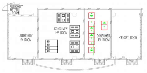 Electrical Installation Wiring Pictures: Substation rooms layout diagram