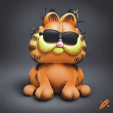 Cool gangster style garfield on Craiyon