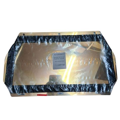 Elliotts Replacement Gold Visor 310x165mm with Velcro to Suit Furnace ...