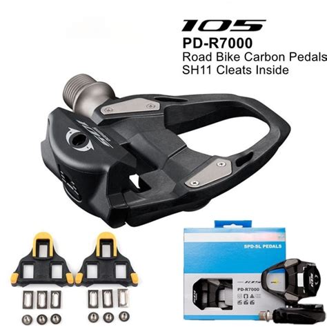 Shimano 105 PD R7000/PD5800 R550/R540 Road Bike Pedals Carbon Self-Locking Pedals SPD Pedals ...