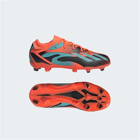 Kids Shoes - X Speedportal Messi.3 Firm Ground Boots - Orange | adidas Egypt