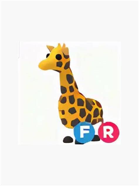 "Cute Fly Ride Giraffe Pet for adopt me " Sticker for Sale by adoptmepetshop | Redbubble