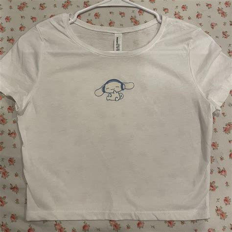 cinnamoroll shirt handmade sanrio cinnamoroll baby... - Depop