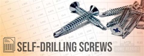 Self-Drilling Screw Size Chart: Full Guide for All Your DIY Needs ...