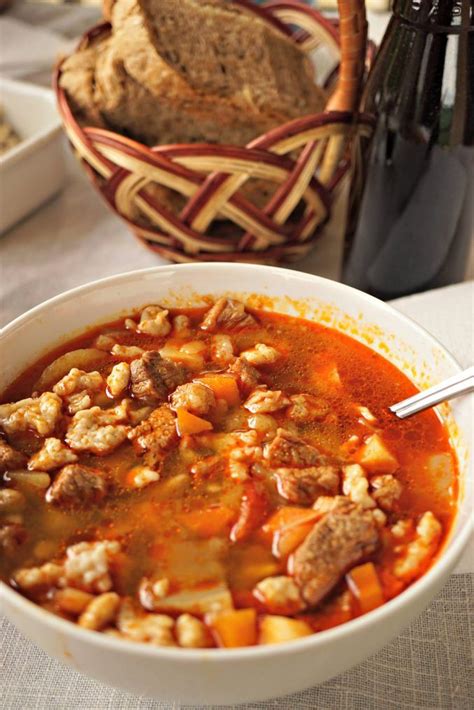 Hungarian Goulash Soup Made at Home | Recipe | Goulash soup, Hungarian ...