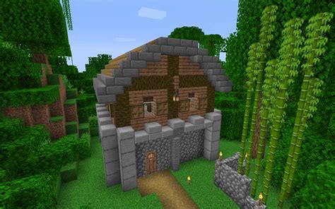 I don't usually build with jungle wood, but I built this house in survival and wanted to know if ...