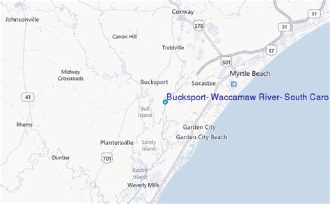 Bucksport, Waccamaw River, South Carolina Tide Station Location Guide