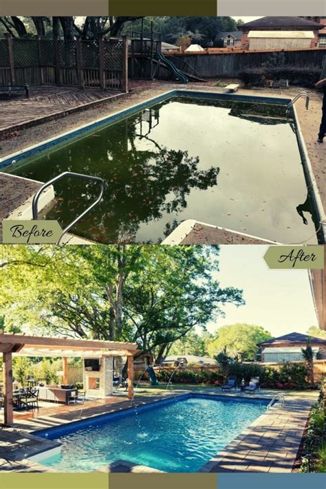 25+ Dazzling Pool Remodel Before and After That Would Blow Your Mind