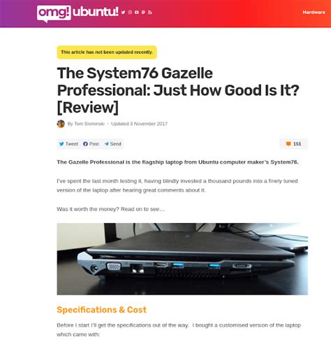 Collection of System76 Laptop Reviews 2009-2014