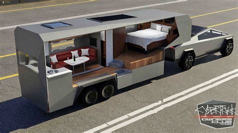 Would This Even Work? Could this Tesla Cybertruck Camping Trailer ...