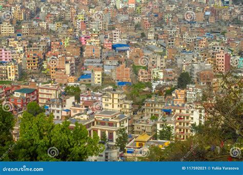 Kathmandu Nepal Capital City View Stock Image - Image of landscape ...