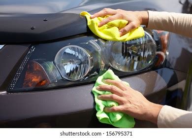 Hand Microfiber Cloth Cleaning Car Stock Photo (Edit Now) 151017320