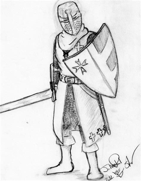 Medieval Knight Drawing at GetDrawings | Free download