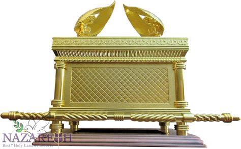 Amazon.com : Judaica Gold Ark of the Covenant Testimony Copper Base 17 ...