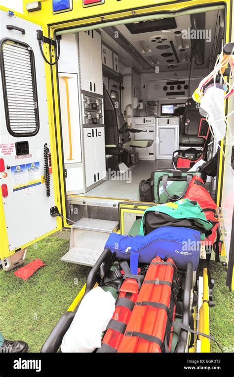 Ambulance stretcher england hi-res stock photography and images - Alamy