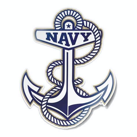 US Naval Academy Anchor Logo Car Decal Navy Sticker - Etsy