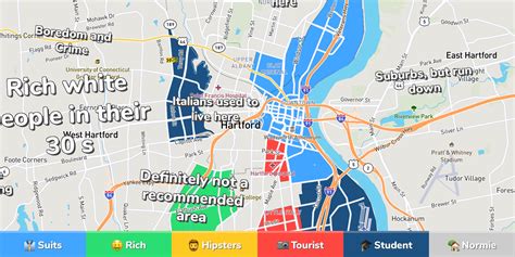 Hartford Neighborhood Map