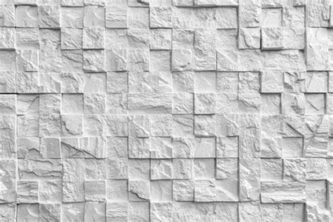 The texture of the stone. White brick. Decorative wall in the in - Stock Image - Everypixel