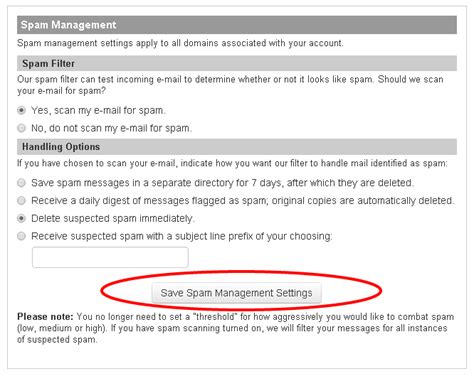 Email Management: How to Manage Your Spam Filter