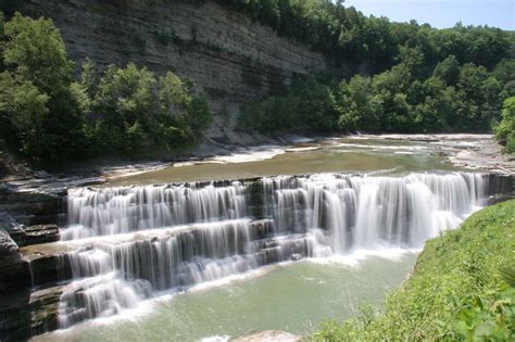 Lower Falls of the Genesee River in Letchworth State Park