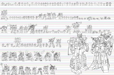 THE DEFINITIVE Japanese Headmasters-Battlestars SCALE CHART | TFW2005 - The 2005 Boards