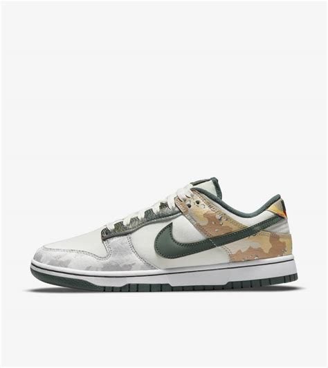 Dunk Low 'Sail Multi-Camo' Release Date. Nike SNKRS