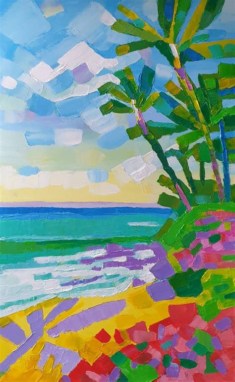 Caribbean island Painting by stoyan lechtevski | Saatchi Art